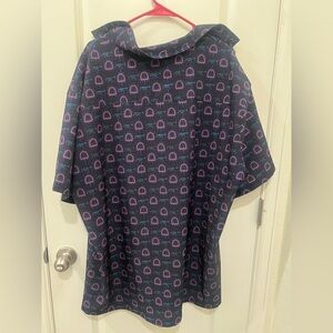 Retro Rifle. Pac-Man Button Down. Worn Twice. Big and Tall.